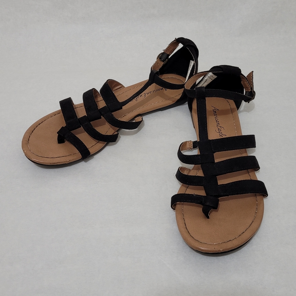 American Eagle Outfitters Faux Suede Strappy Sandals